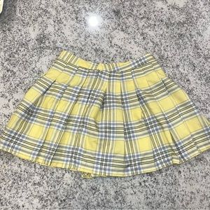 Forever 21 Plaid Pleated Skirt